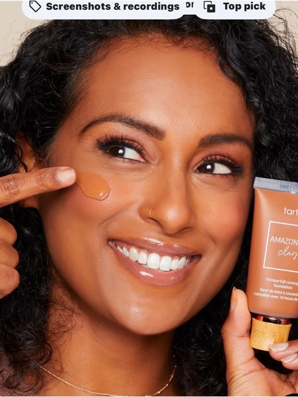 tarte Amazonian Clay Full Coverage 16HR Foundation - Deep Honey